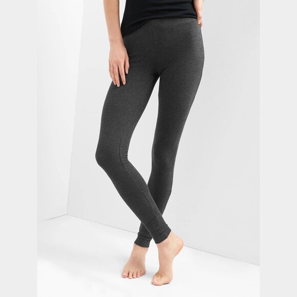 GAP Pure Body Cotton Modal long Sleep Leggings Charcoal Large - Picture 1 of 7